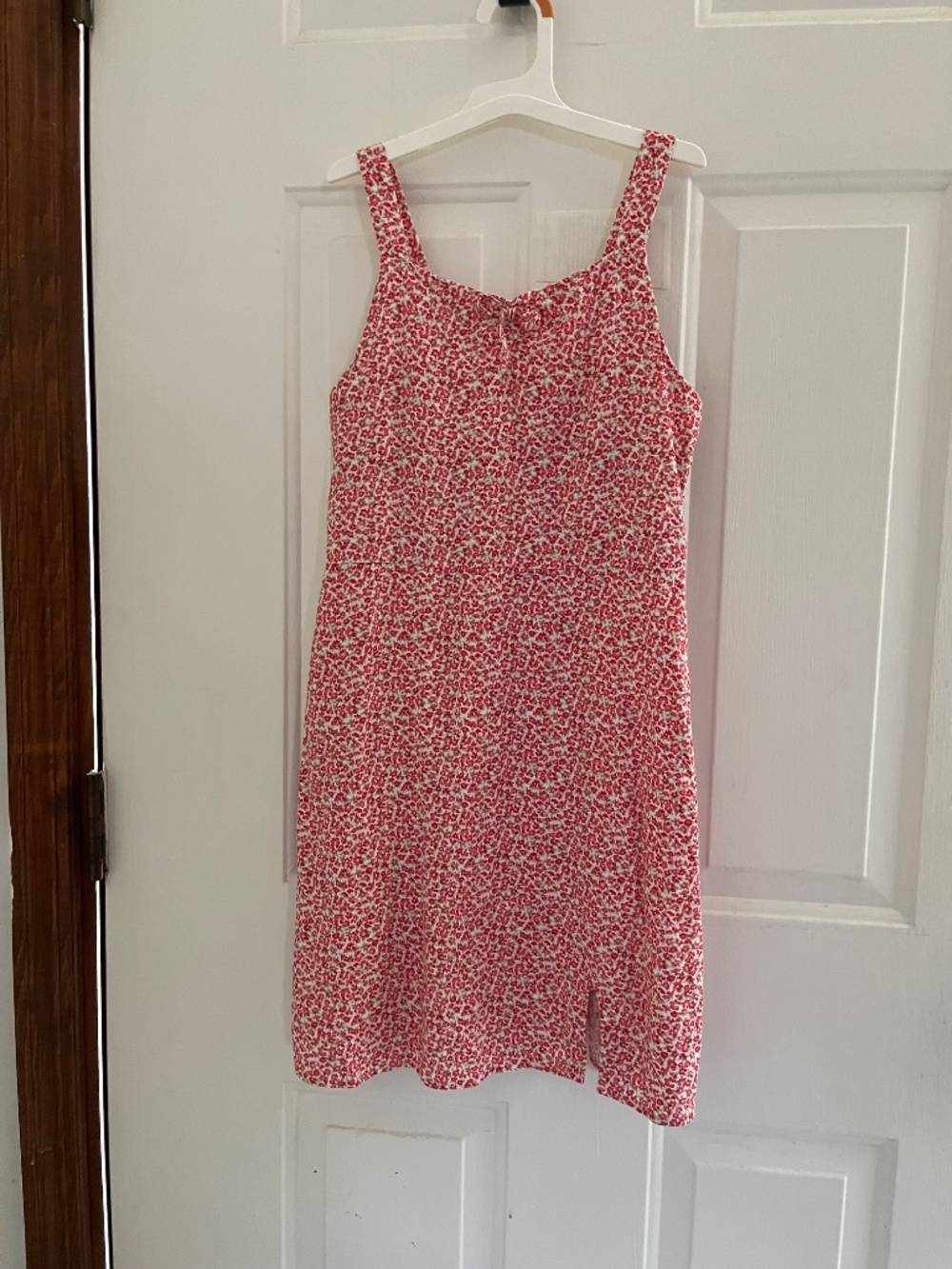Copper Key Girls Summer Dress Ivory Red Floral